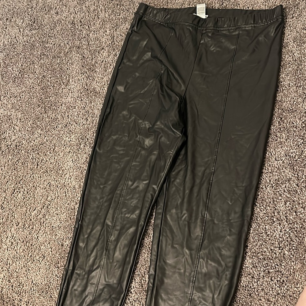 Pleather pants